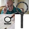 VELAMP - Loupe lumineuse 3X - 12 LED - Noire - vignette