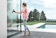 KARCHER - Bonnettes microfibre pour vitres extérieures + grattoir - vignette