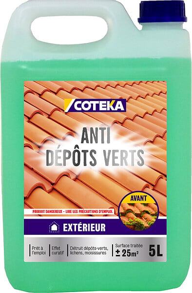 COTEKA - Anti-dépôts verts bidon 5l - large