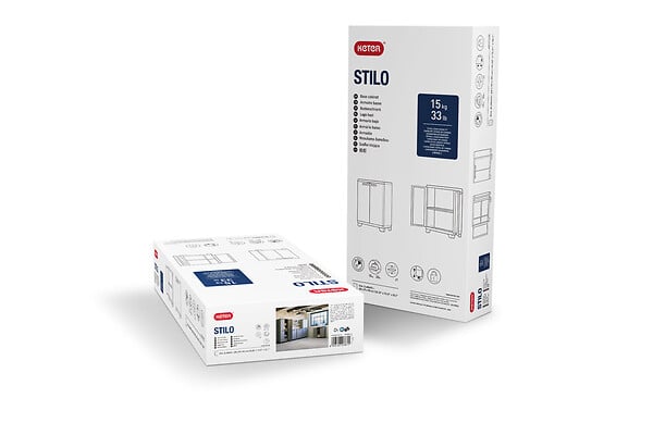 KETER - Armoire basse Stilo - Gris - L68xP39xH90cm - large