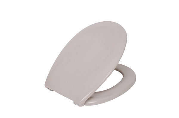 MODE DE VIE - Abattant WC Sparta à double ralentissement - Duroplast - Taupe - large