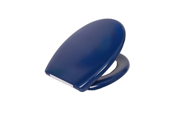 MODE DE VIE - Abattant WC Klik déclipsable à fermeture lente - Duroplast - Bleu - large