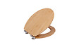 MODE DE VIE - Abattant WC à fermeture lente - Bois moulé - Bambou foncé - vignette