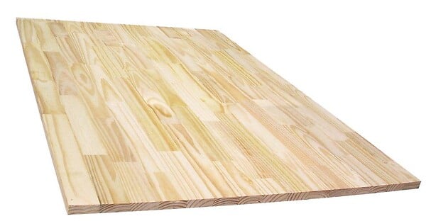 AJ TIMBER - Plateau pin rustique - L.200xl.65xEp.36 cm - large