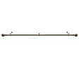 MODE DE VIE - Kit de tringle boule extensible - Chrome - 120/210cm - D16/19mm - vignette