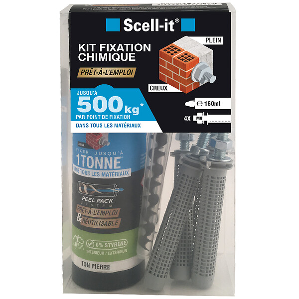 SCELL-IT - Kit de fixation 160ml 500kg - large