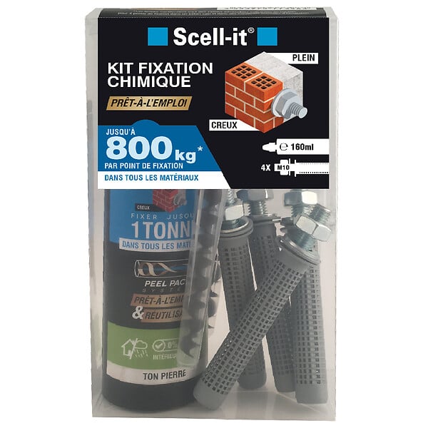 SCELL-IT - Kit de fixation 160ml 800kg - large