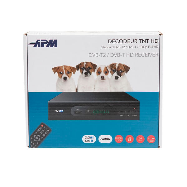 APM - Décodeur TNT HD - DVB-T/T2 - HDMI - large