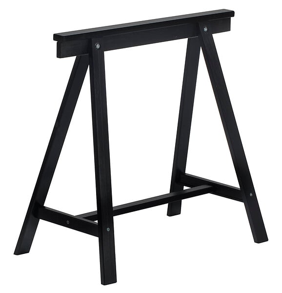 ASTIGARRAGA KIT LINE - Tréteau décoratif pin massif Deco noir - 400kg - large