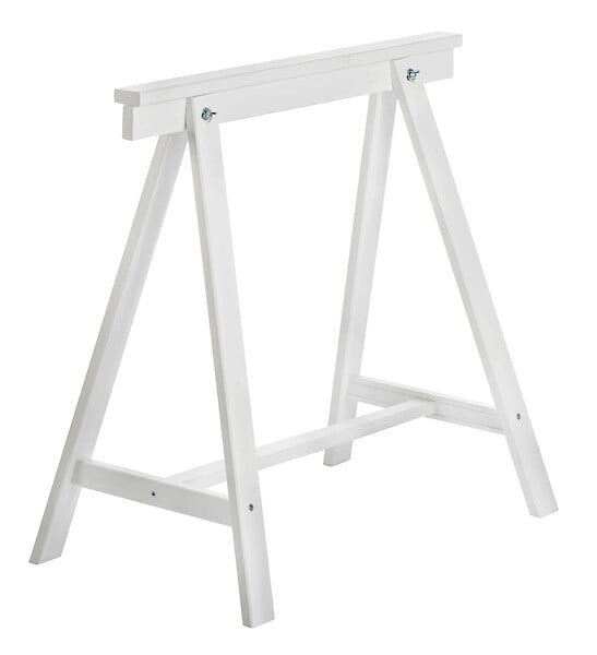 ASTIGARRAGA KIT LINE - Tréteau déco blanc pin massif - 72x70x41cm - large
