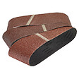 WOLFCRAFT - Bandes abrasives 76x457mm - Grain 40 80 120 - Lot de 5 - vignette
