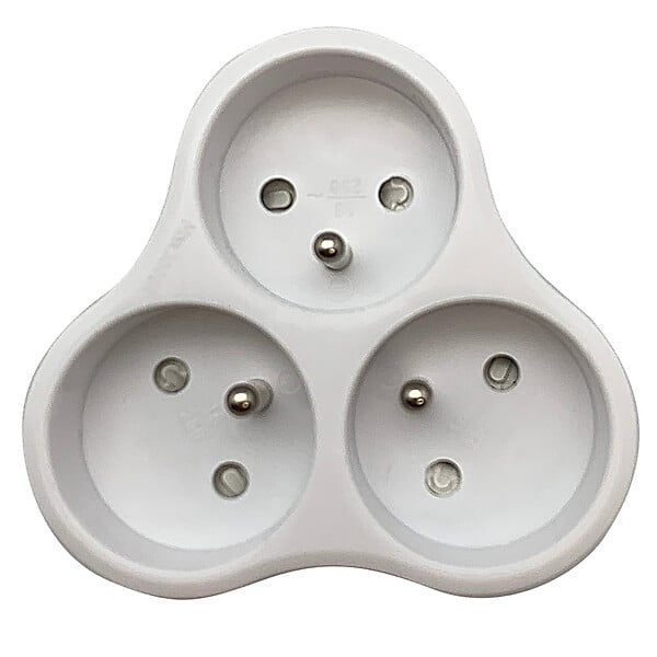GO/ON - Triplite 3P+T Triangle Blanc - large