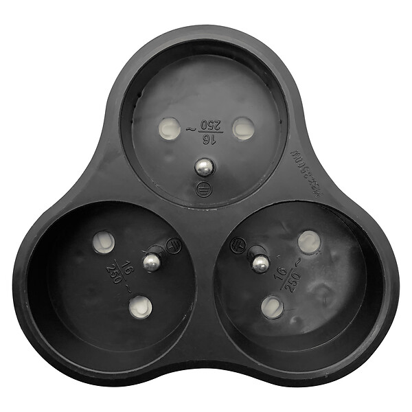 GO/ON - Triplite 3P+T Triangle noir - large