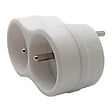 GO/ON - Biplite droite 2P+T - 16A - Blanc - vignette