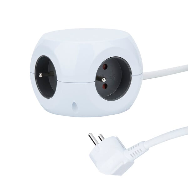 MC KENZIE - Powercube 3 prises + 3 ports USB - large