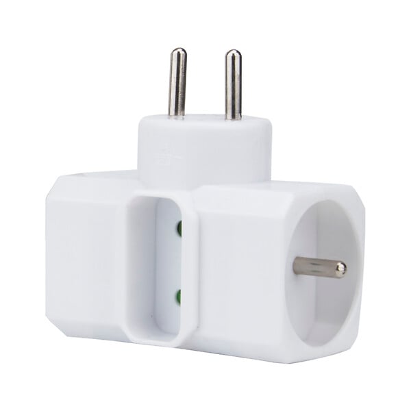 GO/ON - Triplite 2X16A + 1X6A BLANC - large