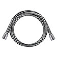 BRICORAMA - Flexible de douche PVC 175 cm, chrome et noir - vignette