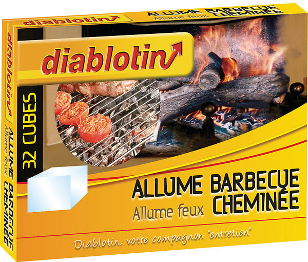 DIABLOTIN - Allume barbecue - cheminée cubes de pétrole - large