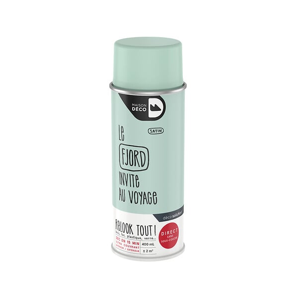 MAISON DECO - Peinture aérosol Relook Tout - Fjord - Satin - 400ml - large