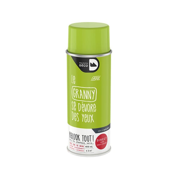 MAISON DECO - Peinture aérosol Relook Tout - Granny - Brillant - 400ml - large