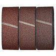 WOLFCRAFT - Bandes abrasives 76x457mm - Grain 40 80 120 - Lot de 5 - vignette