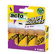 ACTO - Attrape-mouches à la glu - Papier englué - 4 tubes - vignette
