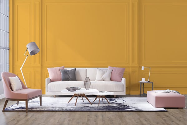 NUANCE - Peinture Velours - Jaune ambitieux - Multi-support - 0,5L - large