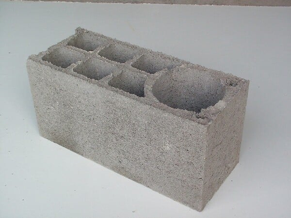 Parpaing de chaînage horizontal - Béton - 20x20x50cm - large