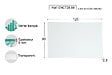 ASTIGARRAGA KIT LINE - Plateau verre transparent 120x80cm - vignette