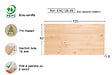 ASTIGARRAGA KIT LINE - Plateau pin massif 120x60cm épaisseur 18mm - vignette
