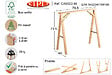 ASTIGARRAGA KIT LINE - Tréteau pliable pin massif - KIPLI - 500Kg - vignette