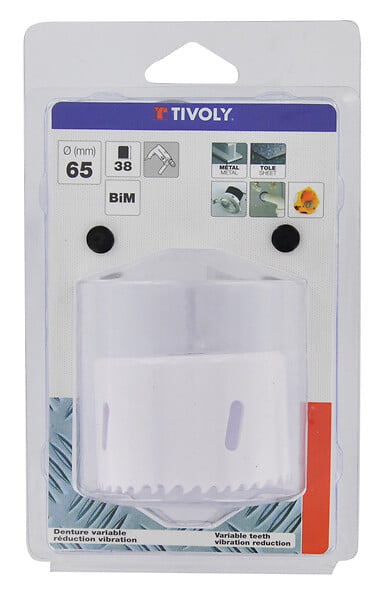 TIVOLY - Scie cloche bi métal 1 lame D44mm - large
