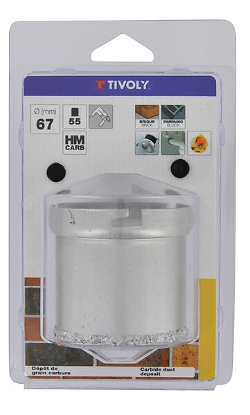 TIVOLY - Scie cloche HM carbure 1 lame D33mm - large