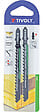 TIVOLY - 2 lames scies sauteuses bois tendre & agglo, attache T, L100mm - vignette