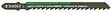 TIVOLY - 2 lames scies sauteuses bois tendre & agglo, attache T, L100mm - vignette