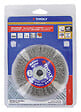 TIVOLY - Brosse conique D100mm, fil acier ondulé, décapage du métal - vignette