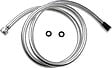 PERFECTLINE - Flexible de douche anti-torsion en PVC argent 1.5 m - vignette