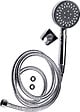 PERFECTLINE - Set de douche avec douchette 5 jets - Chrome - Flexible 1,75 m - vignette