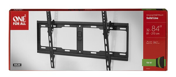 OFA - Support mural inclinable 32-90" - Métal - Noir - 100 kg - large