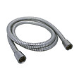 BRICORAMA - Flexible de douche PVC 150 cm, chrome et blanc - vignette