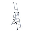 HAILO - Echelle transformable 3 plans aluminium Hobby - H.430cm - vignette