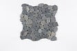 MAT INTER - Feuille 300x300 galets rectifiés noir light - vignette