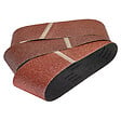 WOLFCRAFT - 30 patins abrasifs corindon 115x280mm - Grain 40-80-120 - vignette