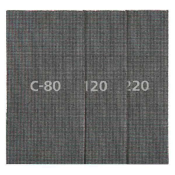 WOLFCRAFT - 5 Disques maille SiC a-ag. ass. D125mm - large