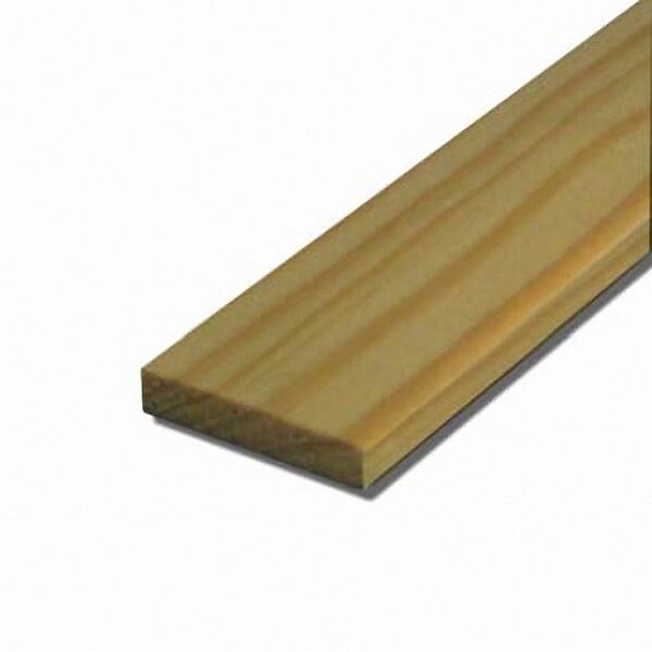 SUP BOIS - Chant plat angles vifs Pin 4x28mm L.1.98m - large