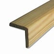 SUP BOIS - Baguette d'angle en pin massif - Brut - 45x45mm L.2.38m - vignette