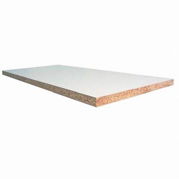 SUP BOIS - Panneau prédécoupé mélaminé Blanc 1200x600x15mm - large