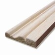 SUP BOIS - Chambranle bois exotique Blanc - L.2.28mxl.38xEp.9mm - vignette