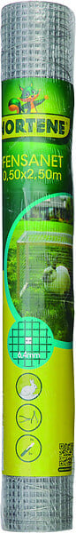NORTENE - Grillage soudé galvanisé FENSANET - Gris - H.50xL.250cm - large