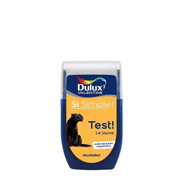 DULUX VALENTINE - Testeur peinture Si simple - Jaune - 30ml - large